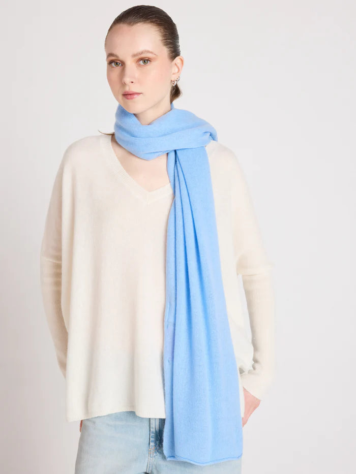 Infinity Cashmere Scarf Blue