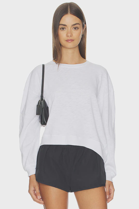 Sonoma Relaxed Long Sleeve White