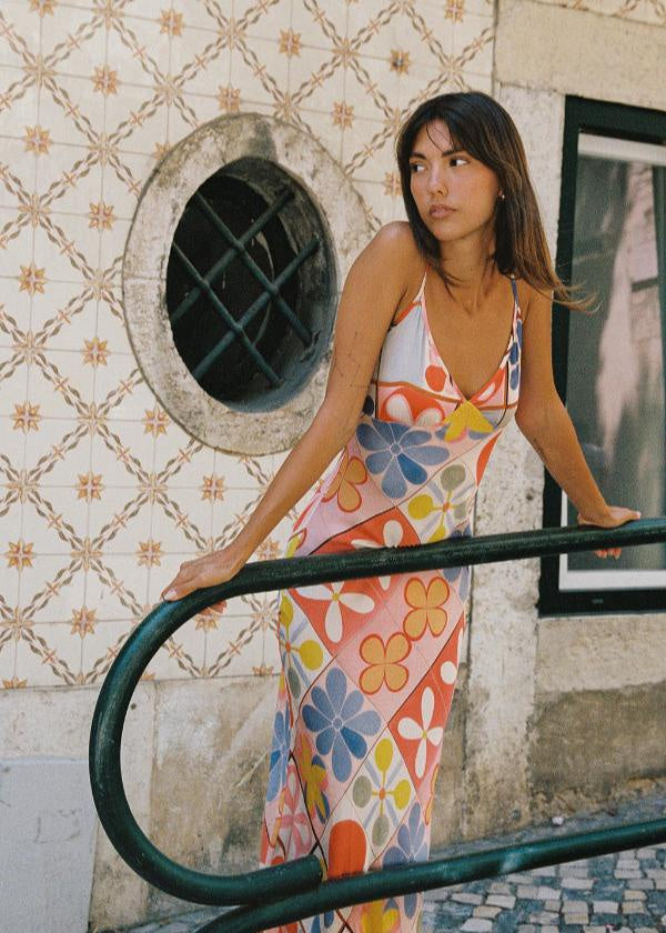 Amina Jamey Triangle Slip Maxi