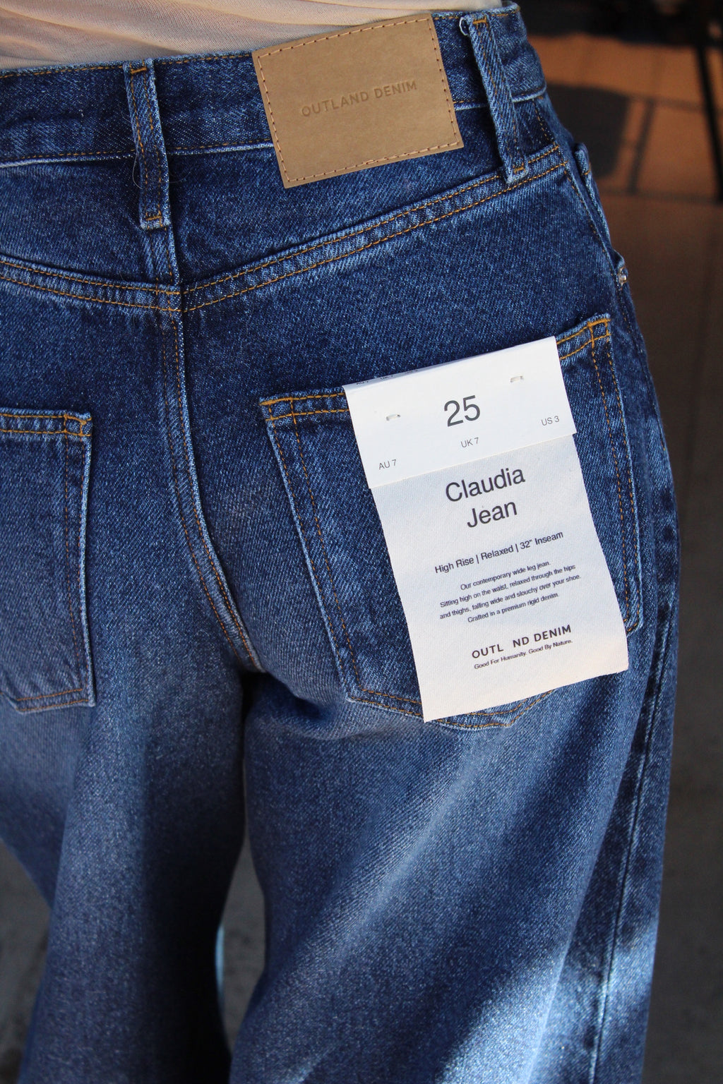 Claudia High Rise Wide Leg Relaxed Jean