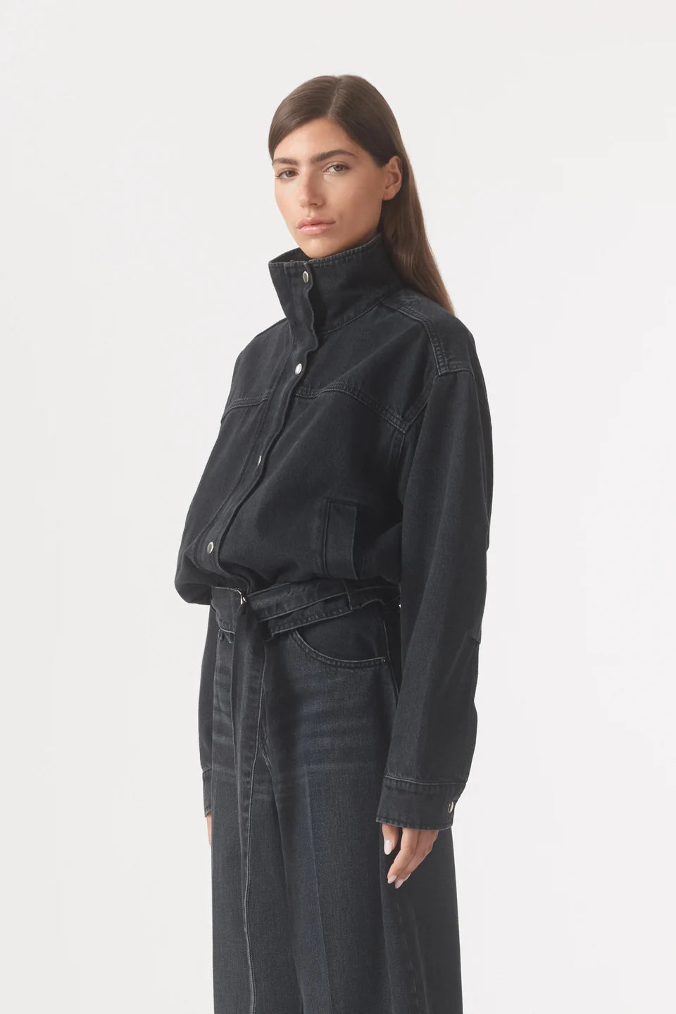 Jordyn Bomber Jacket Vintage Black