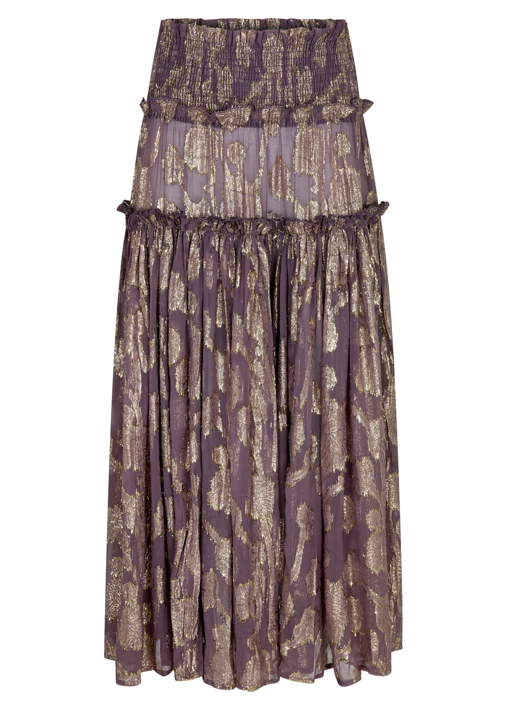 Collector Asa Shirred Maxi Skirt