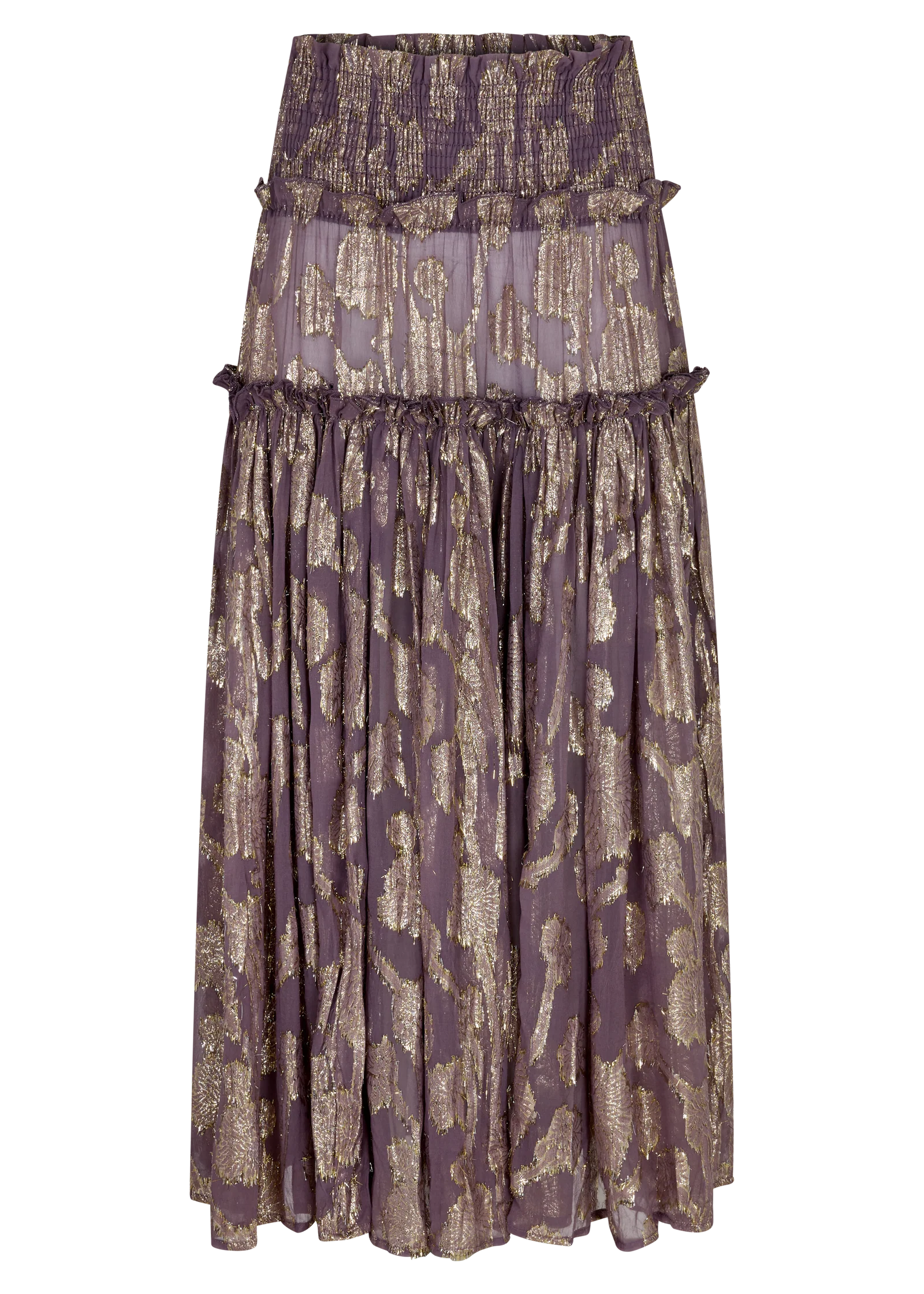 Collector Asa Shirred Maxi Skirt