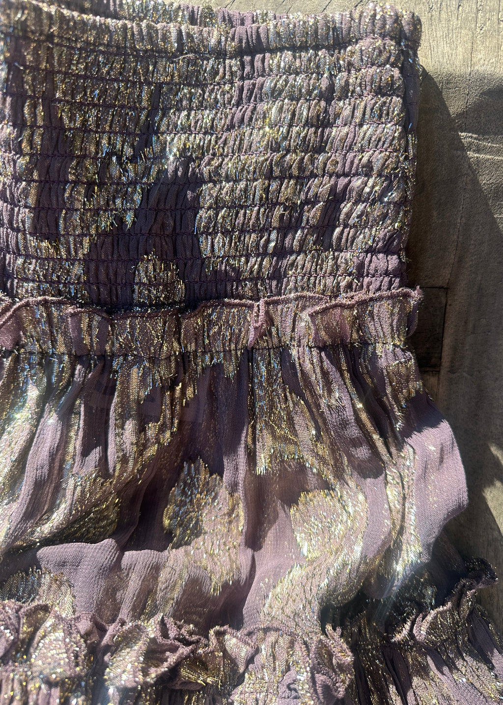 Collector Asa Shirred Maxi Skirt