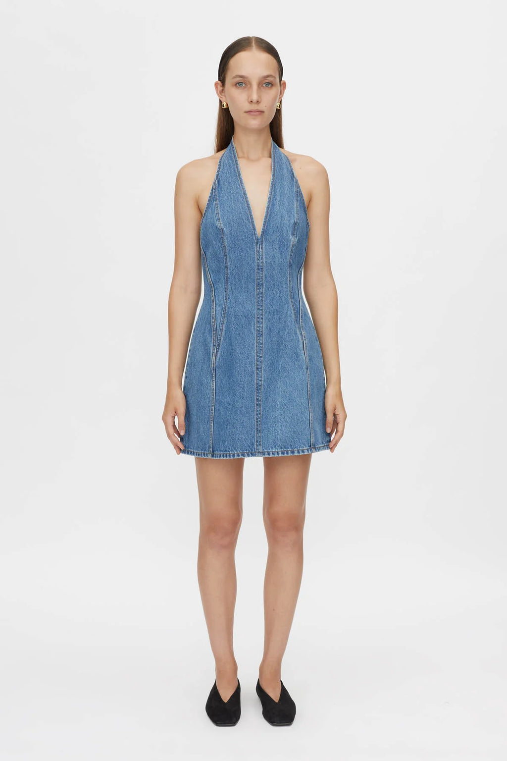 Cascadia Denim Mini Dress