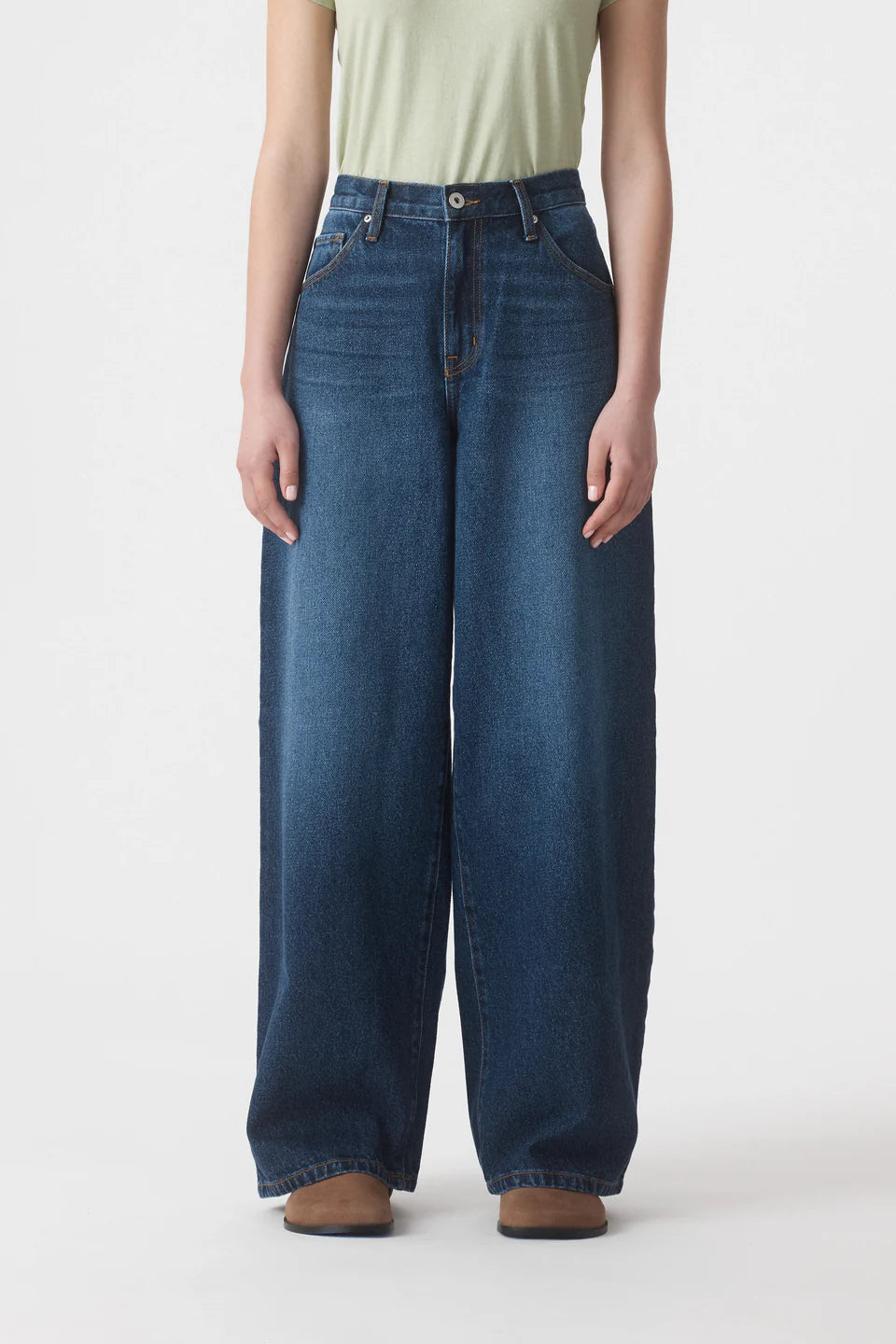 Claudia High Rise Wide Leg Relaxed Jean