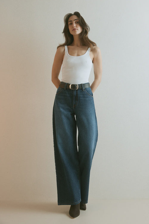 Claudia High Rise Wide Leg Relaxed Jean