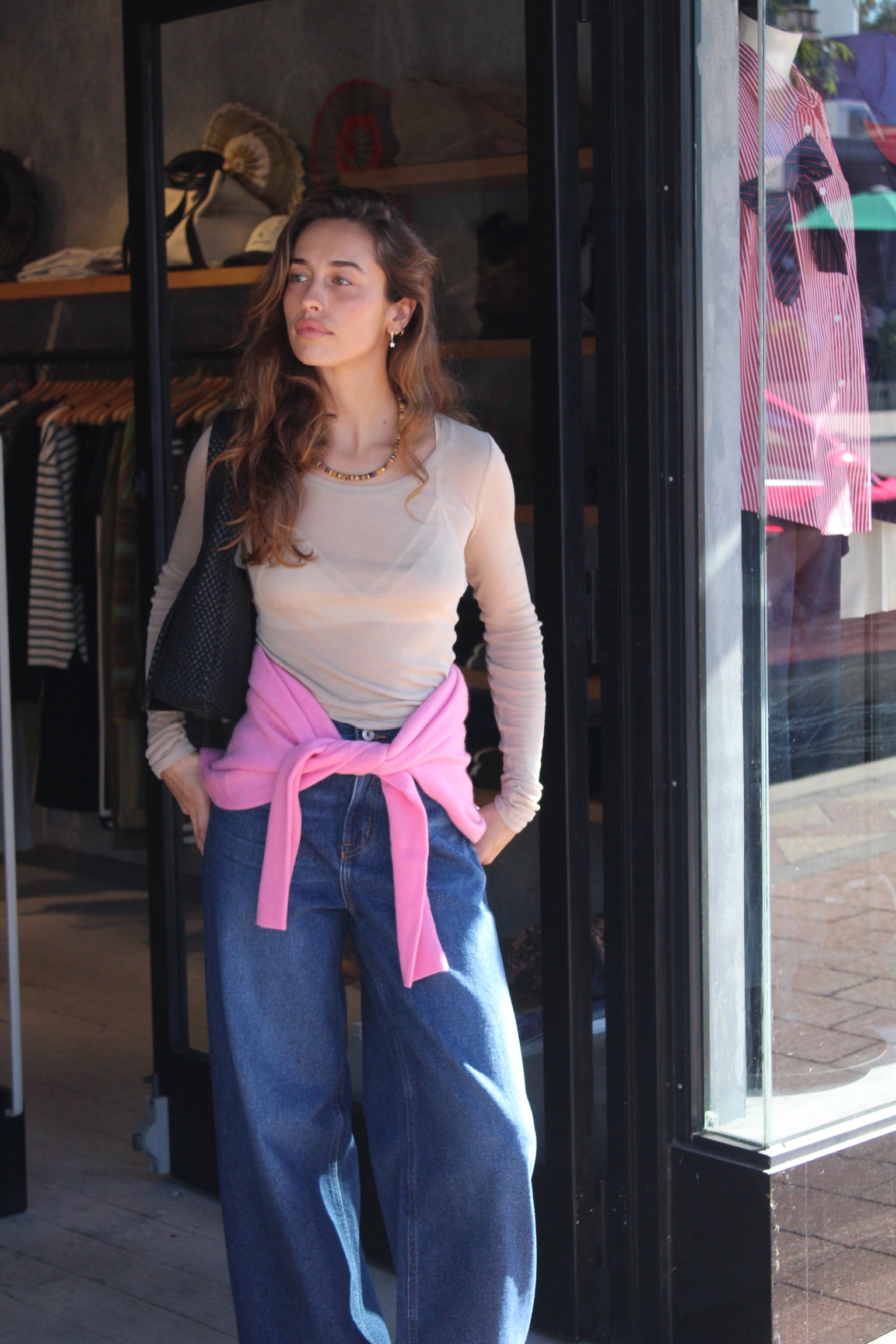 Claudia High Rise Wide Leg Relaxed Jean
