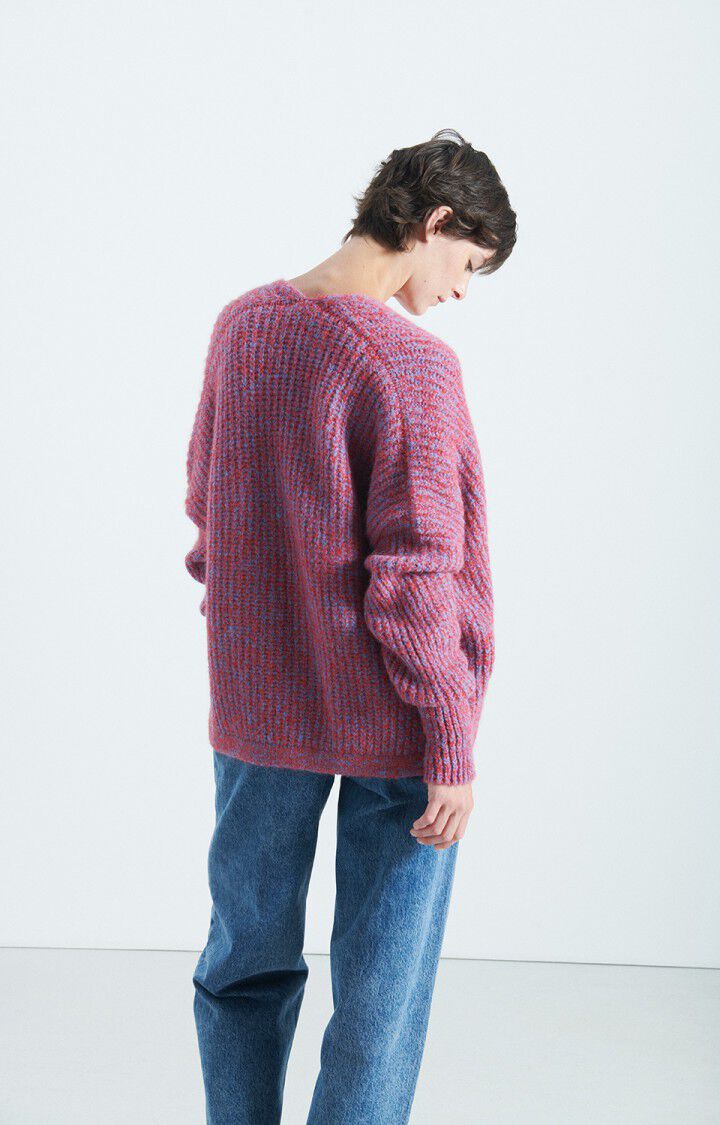 East Cardigan Heathered Chilli