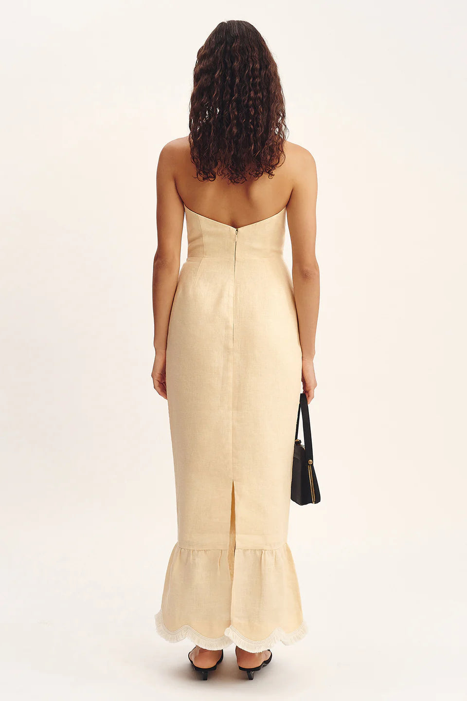 Essie Strapless Dress - Dusty Citron