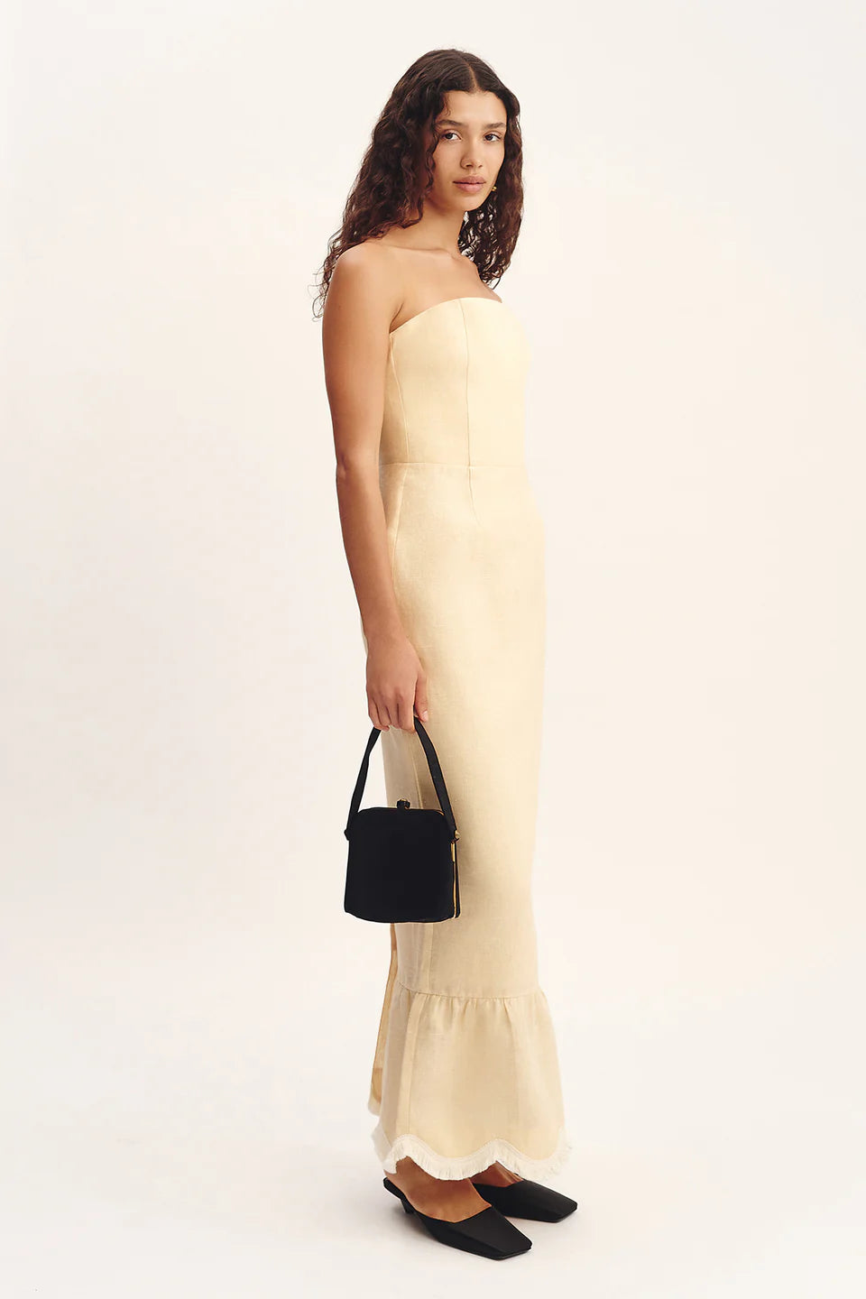 Essie Strapless Dress - Dusty Citron