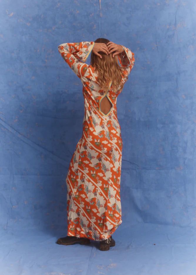 Farfalla Olive Dress