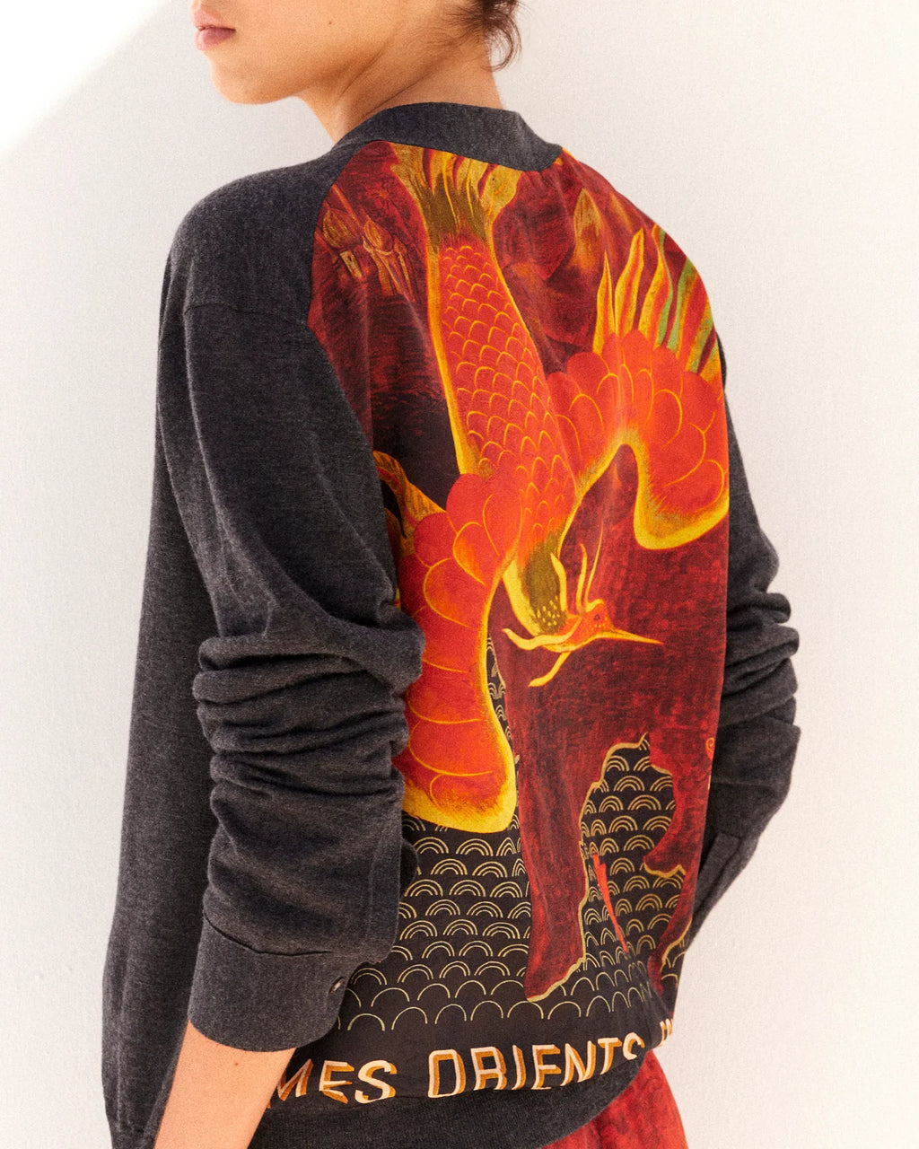Fly Charcoal Merino Cardigan