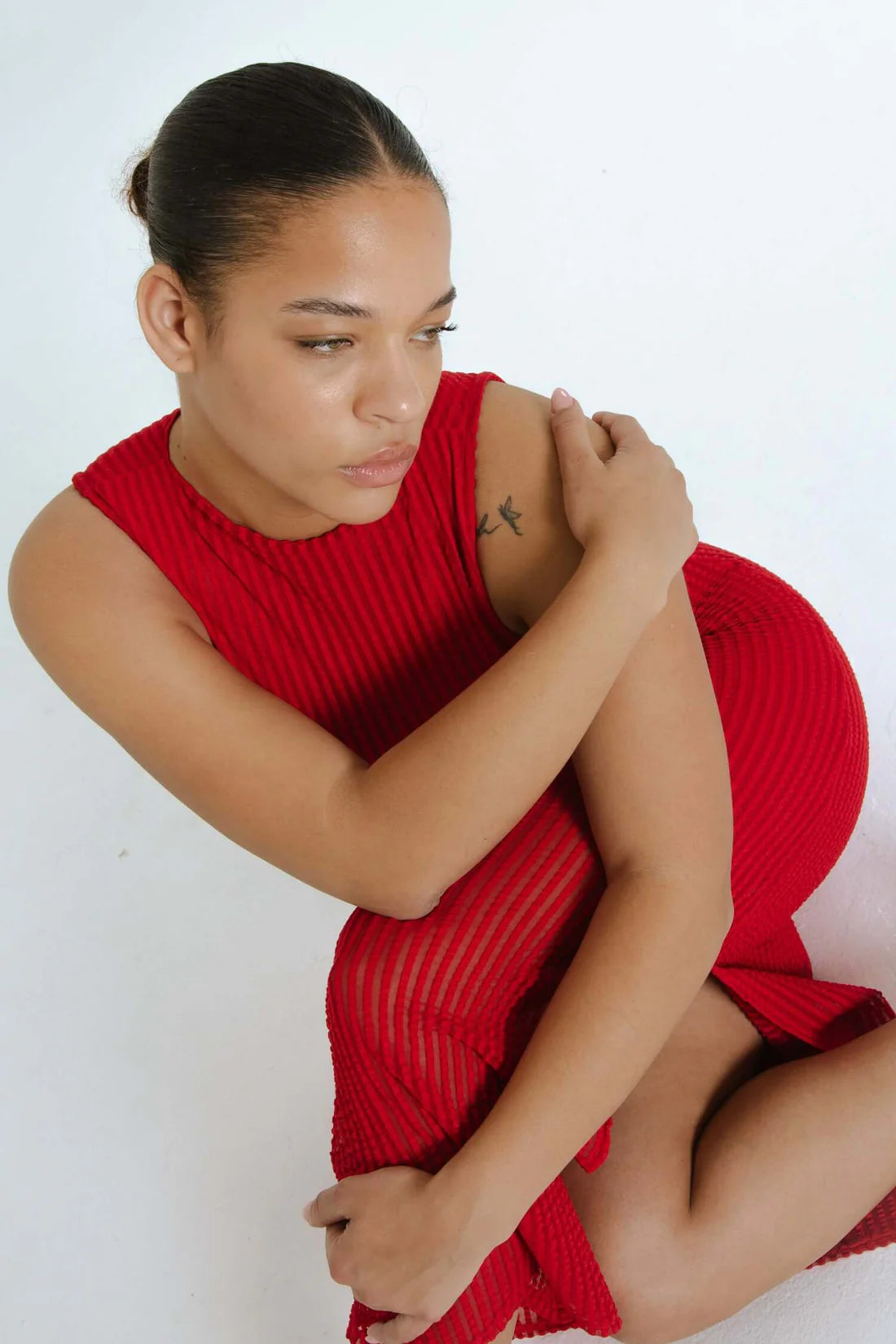 Rough Seersucker Dress