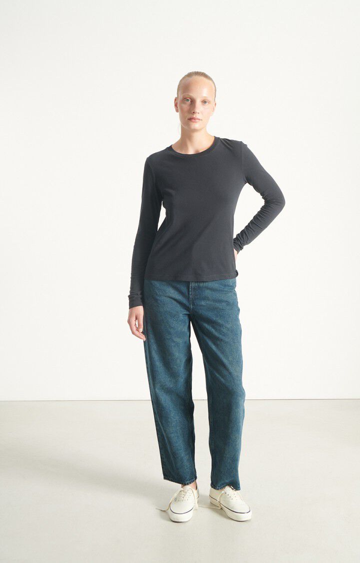 Gami Longsleeve T Shirt Black