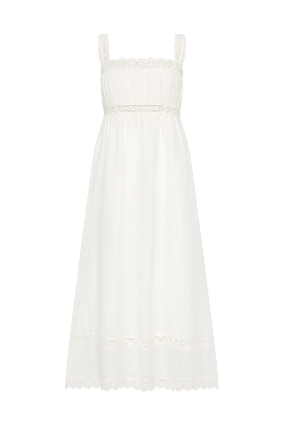 Grace Shift Dress - Vintage White