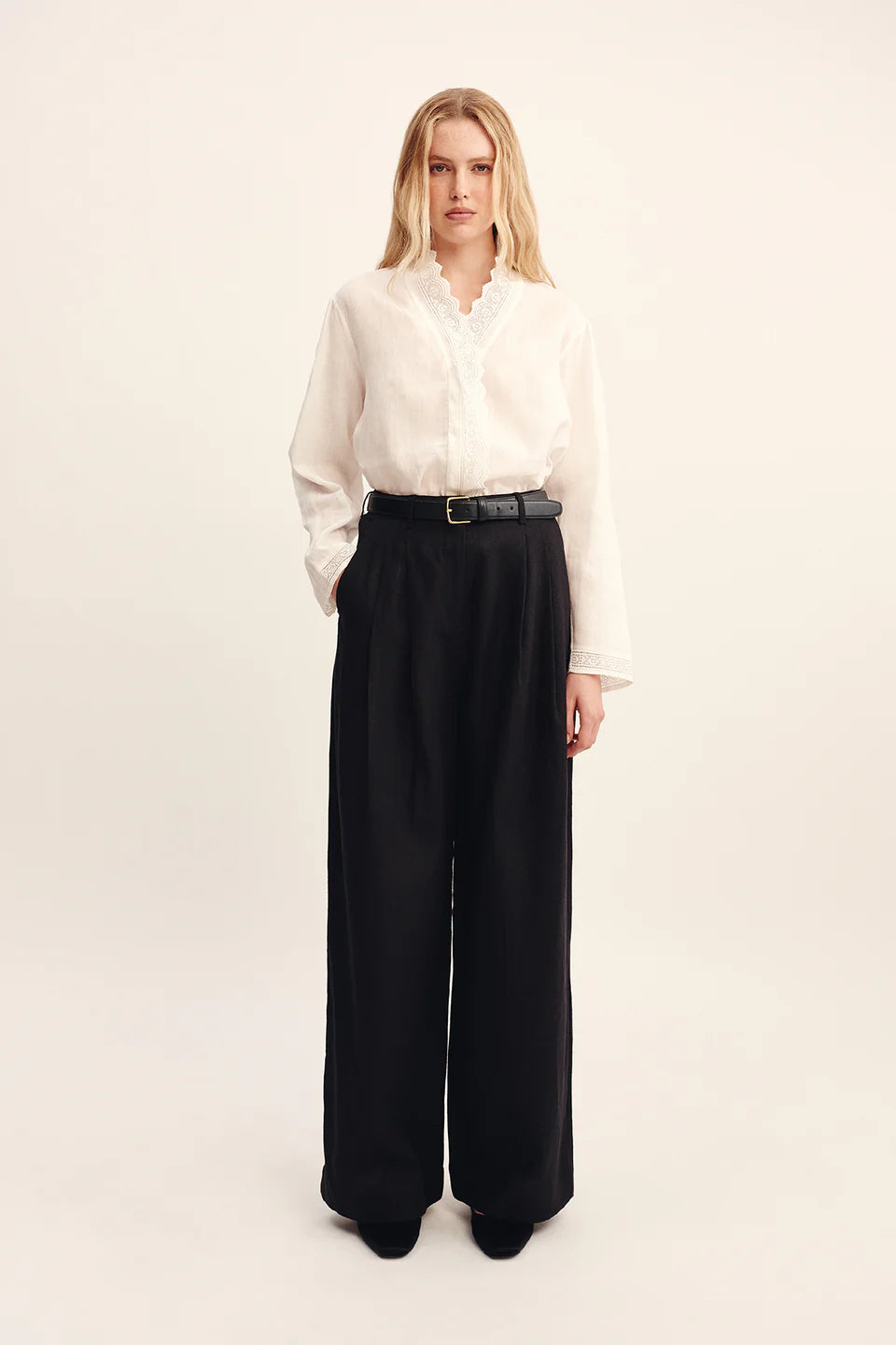 Grace Shirt Vintage White