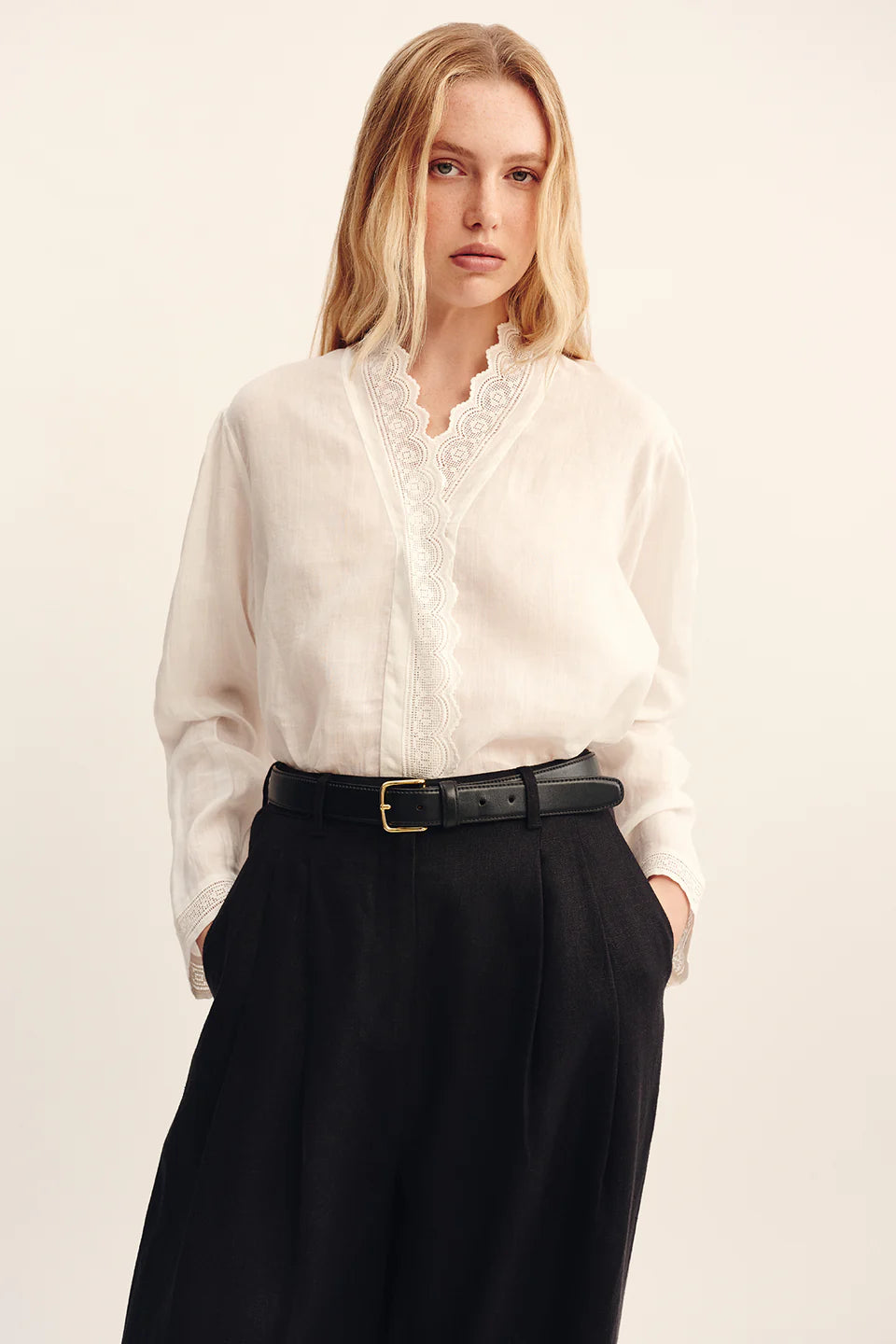 Grace Shirt Vintage White