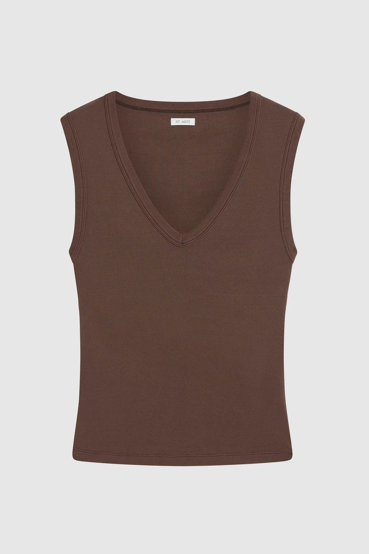 Organic Cotton 90s Top - Fudge
