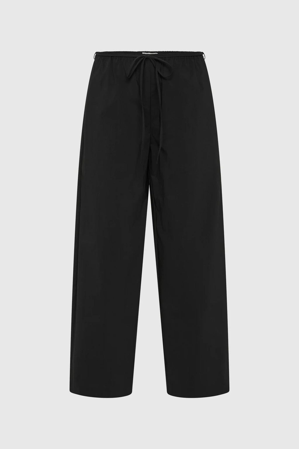 COMING SOON Fine Rouleau Crop Pants - Black