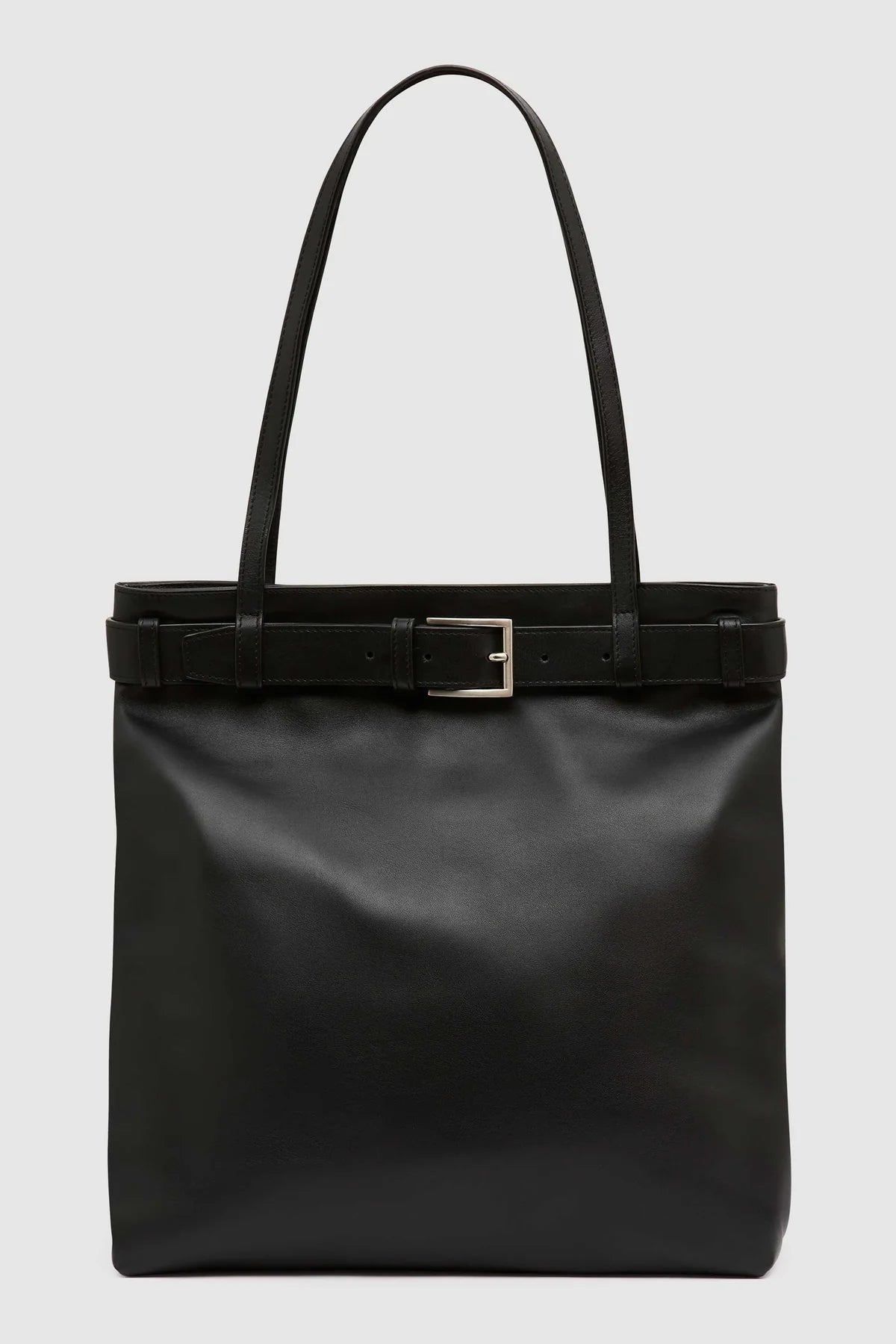 Pre Order * Belt Detail Tote Black