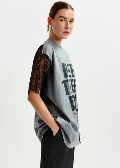 Baby Lace Tshirt Shadow