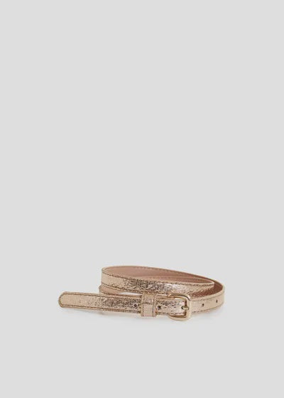Lida Metalic Belt Gold