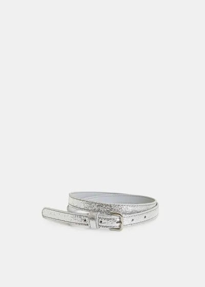 Lida Metalic Belt Silver