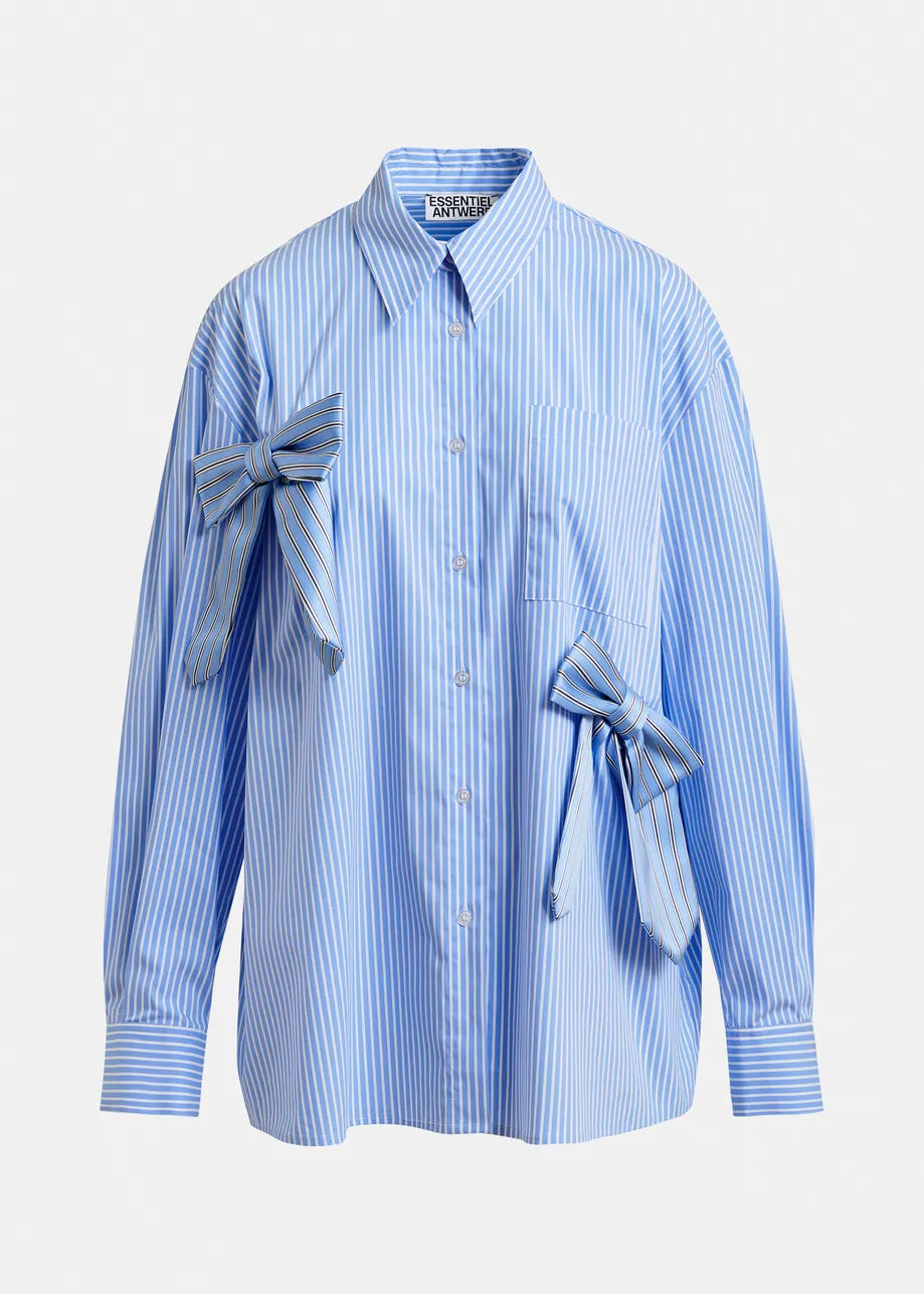 Bow Job Shirt Blue