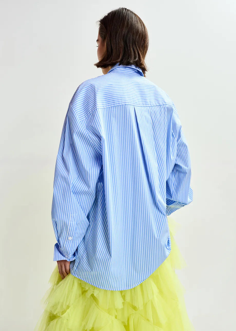 Bow Job Shirt Blue