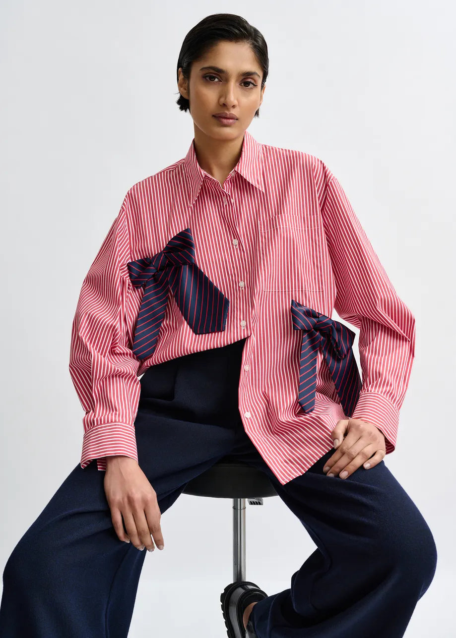 Bow Job Shirt Red