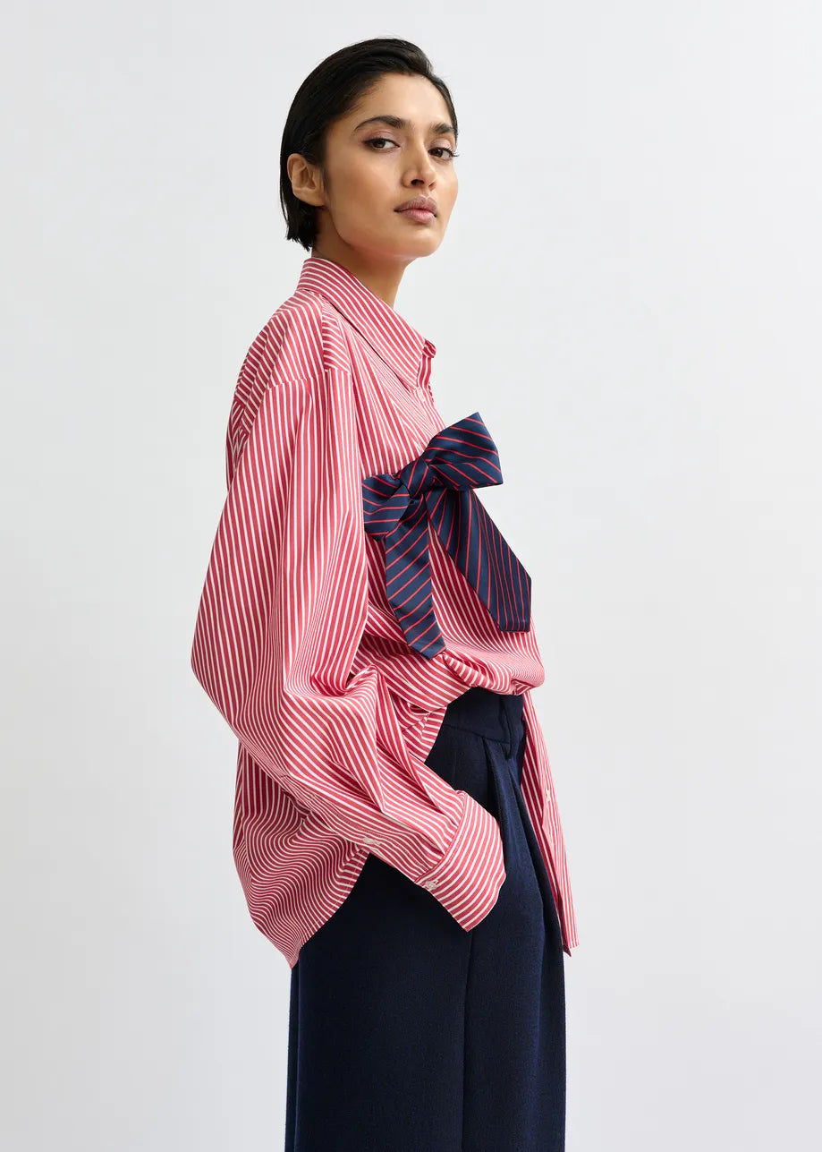 Bow Job Shirt Red