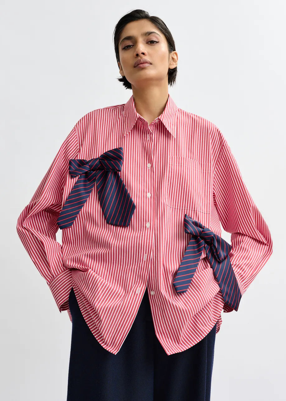 Bow Job Shirt Red