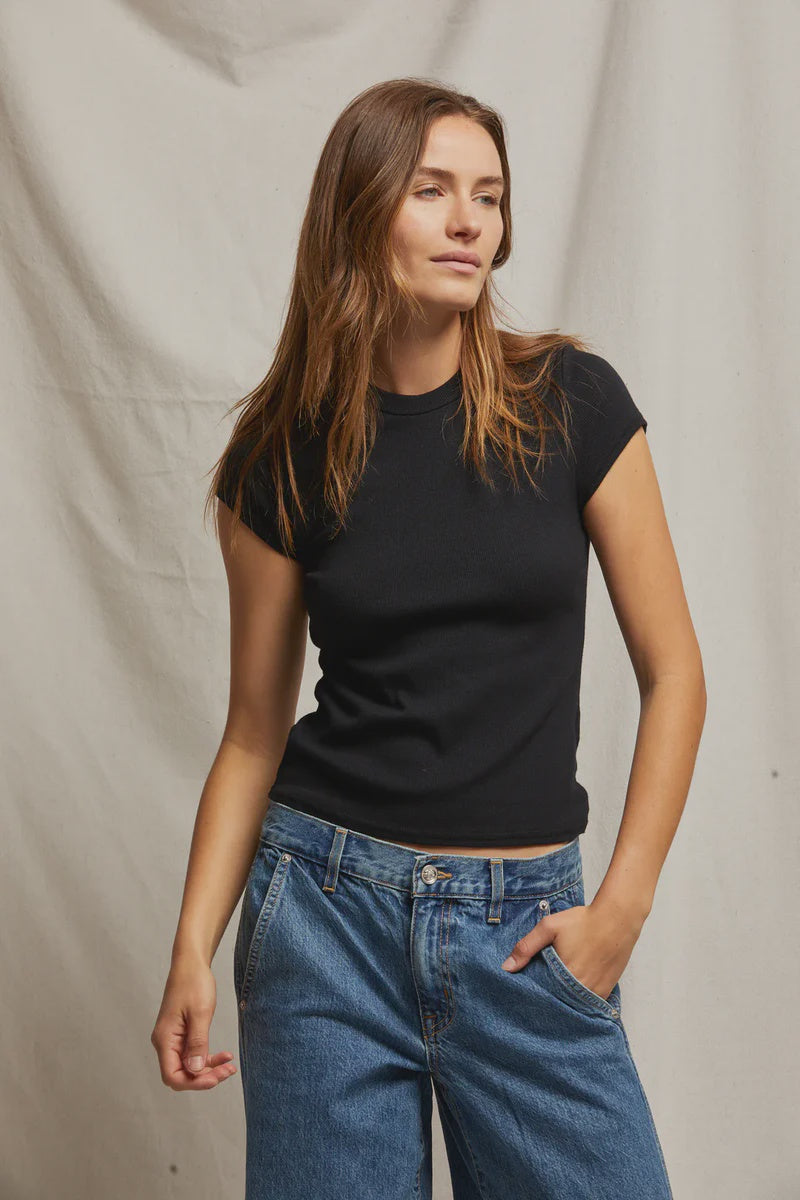 Jude Ribbed Baby Tee