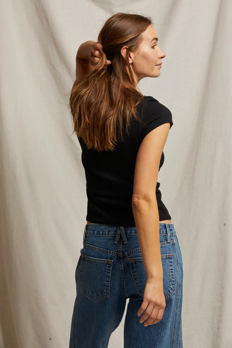 Jude Ribbed Baby Tee