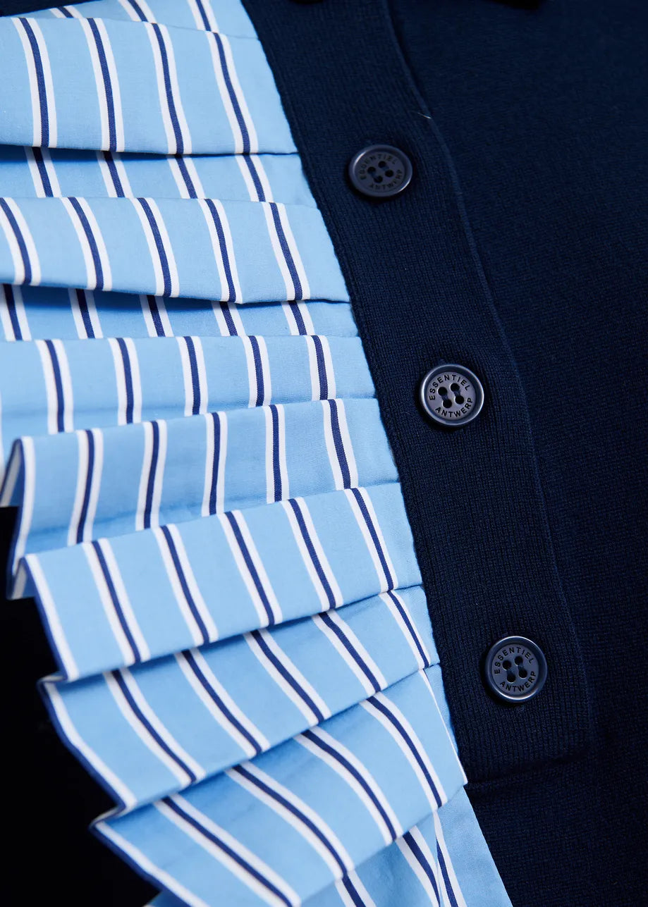 Princess Frill Polo NAvy