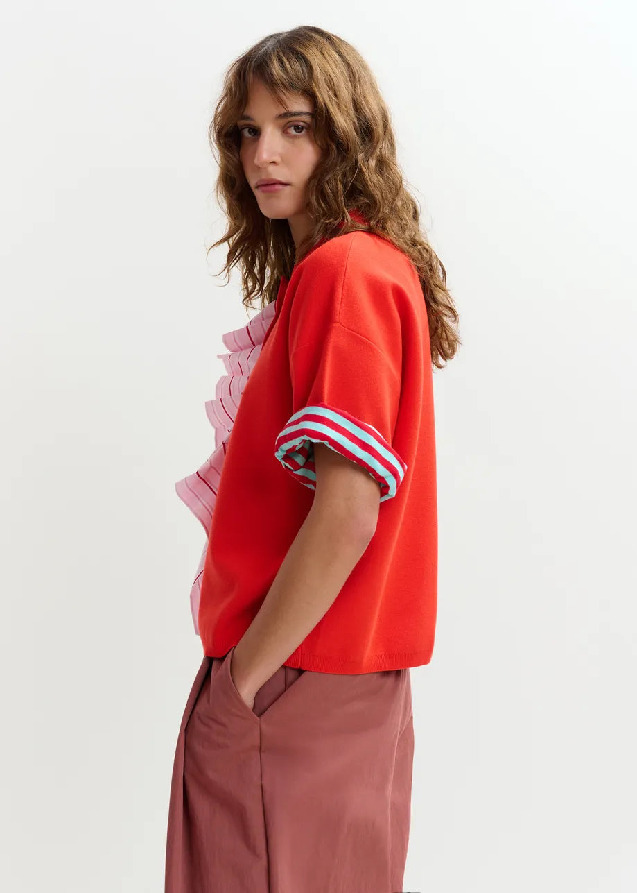 Princess Frill Polo Orange