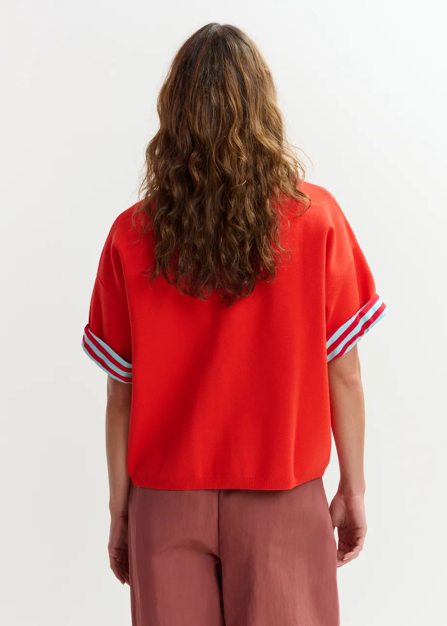 Princess Frill Polo Orange