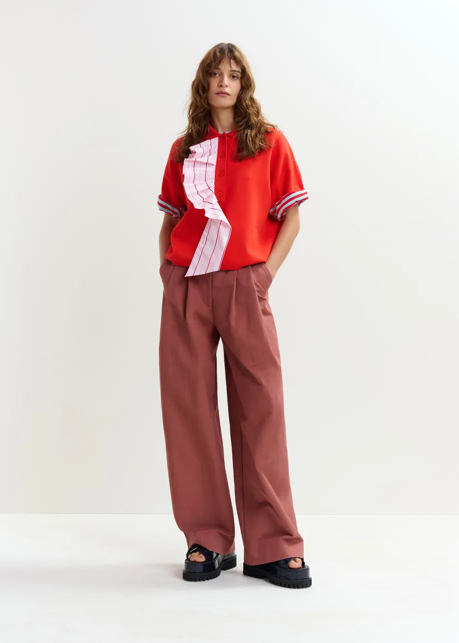 Princess Frill Polo Orange