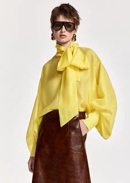 Karismatic Bow Tie Top Yellow