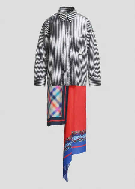 Krystal Scarf Shirt Dress
