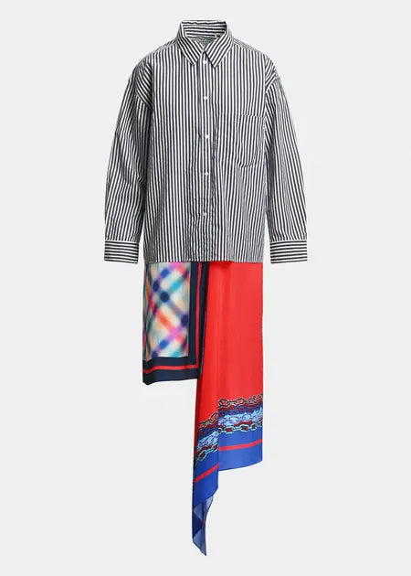 Krystal Scarf Shirt Dress