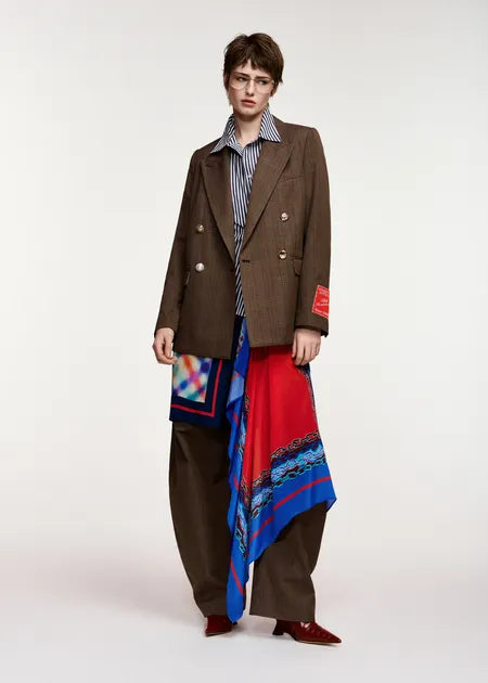 Krystal Scarf Shirt Dress