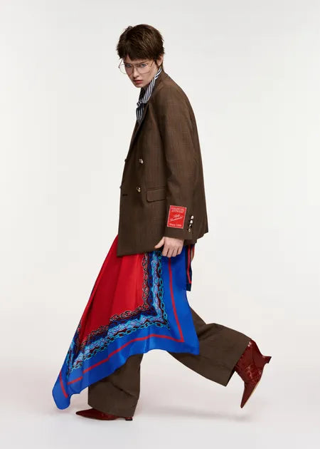 Krystal Scarf Shirt Dress