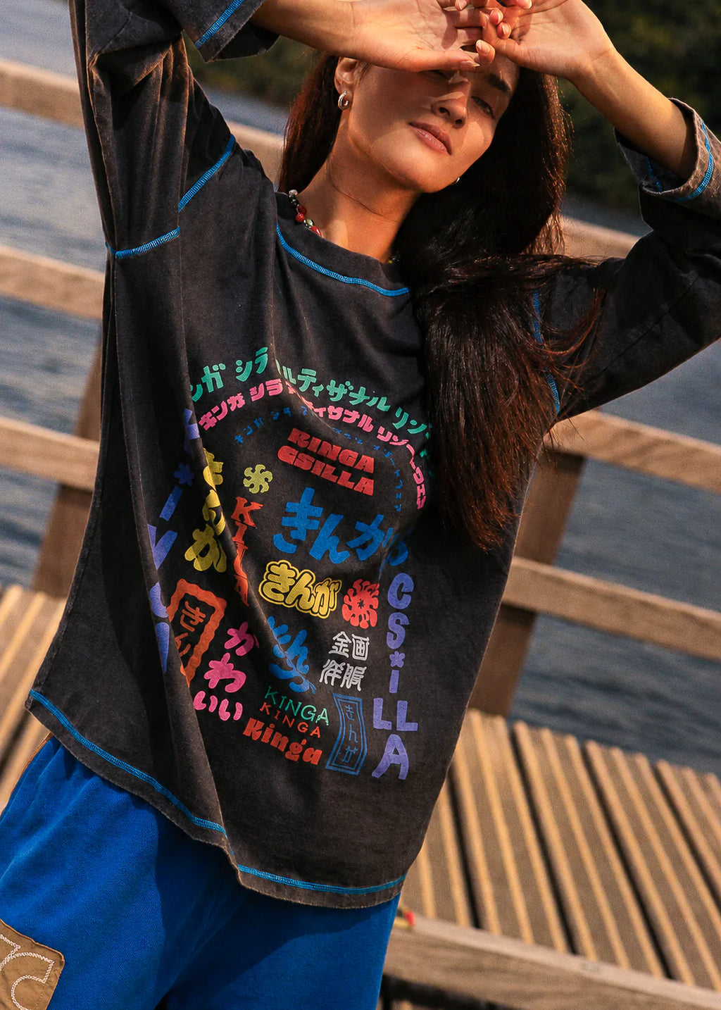 Lantern Tommy Tee Black