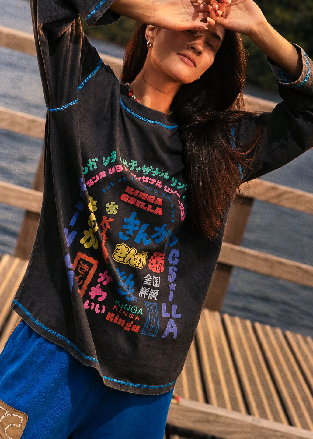 Lantern Tommy Tee Black