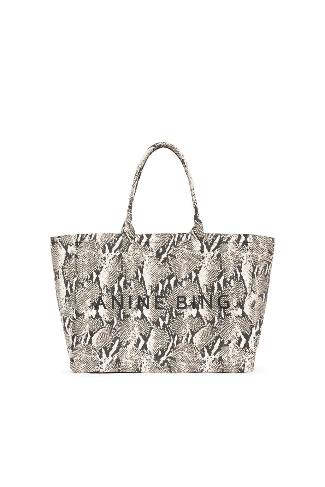 Leo Canvas Tote Python