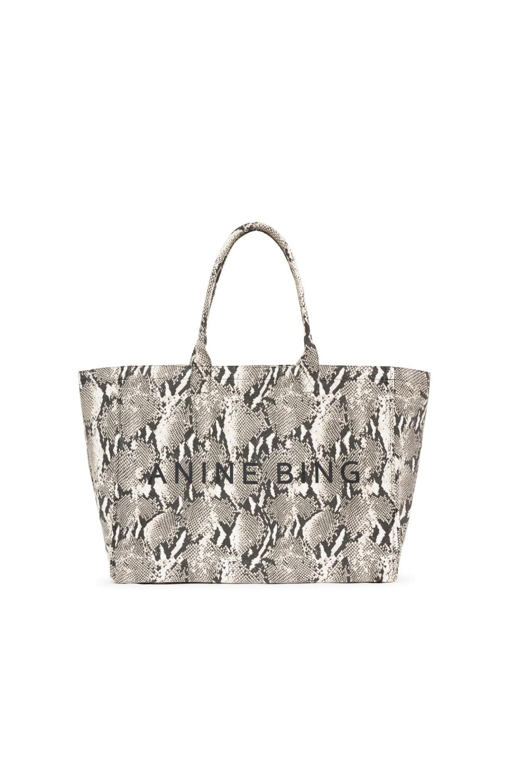 Leo Canvas Tote Python