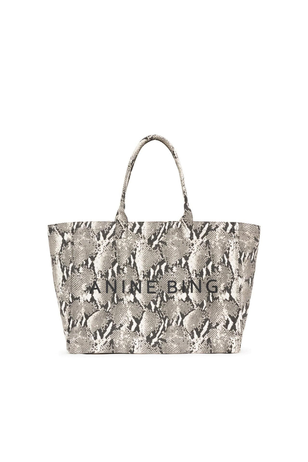 Leo Canvas Tote Python