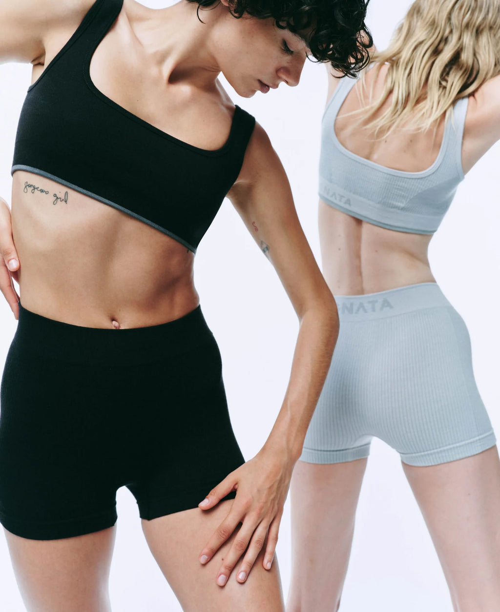 Classic Wool Bralet Black